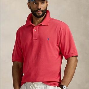 Ralph Lauren Men's Vibrant Red Polo Shirt